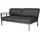 Diamond Garden Gomera 84 x 86 x 0 cm Schwarz/Silber
