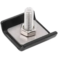 vidaXL Gittermattenverbinder 25 Sets 0 x 0 cm Grau