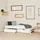 Homestyle4u Holzbett 90 x 200 cm Weiß