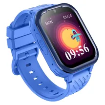 Garett Essa 4G LTE 48,80 mm Kunststoffgehäuse Blau Silikonarmband Blau M