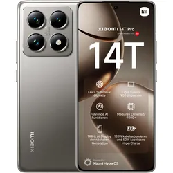 XIAOMI Smartphone "Xiaomi 14T Pro 512GB", grau (titan gray), 512 GB, Mobiltelefone, Smartphone