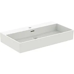 Ideal Standard Extra Waschtisch R0547V1 1 Hahnloch, mit Überlauf, geschliffen, seidenweiß