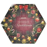 Pajoma Duftkerzen Duftteelichte Teelicht Adventskalender sechseckig, 24 Teelichte in