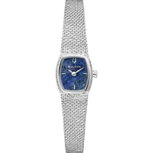 BULOVA 96L343 Damenuhr Quarz Goddess of Time Blau