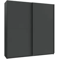 WIMEX Schiebetürenschrank Mugano 180 x 198 x 65 cm Schwarz