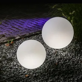 satisfire Leuchtobjekt Kugel 30 cm E27 kaltweiß 1 W