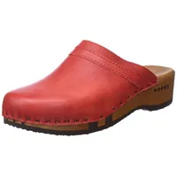 Woody Damen Hanni Holzschuh, Rosso, 41 EU