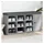 vidaXL Schuhbank 102 x 32 x 50 cm grau / grau