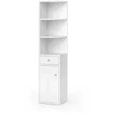 Vicco Eckregal Larry, 30 x 135.5 cm mit Tür und Schublade