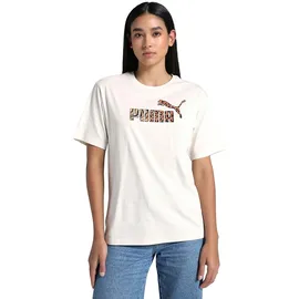 Puma ESS Graphic Animal Relaxed Tee weiß L