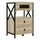 vidaXL Nachtschrank Sonoma-Eiche 40 x 31 x 60 cm Beige