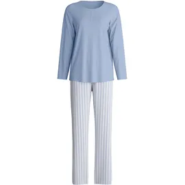 CALIDA Schlafanzug Striped Dreams Blau 40/42