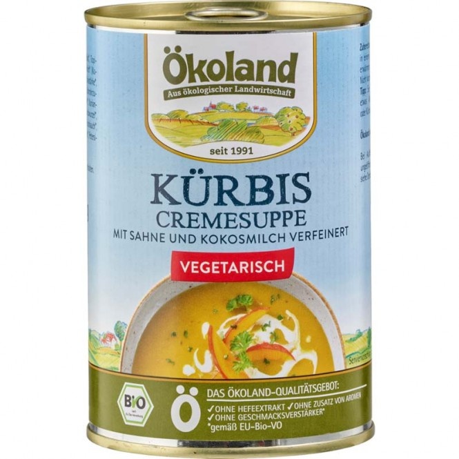 Ökoland Kürbis-Cremesuppe bio