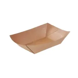 Greenbox Snackschalen, trocken & leicht fettige Speisen, braun DCA06140 , 1 Packung = 250 Stück, Fassungsvermögen: 400 ml