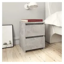 vidaXL Nachtschrank 2 Stk. 30 x 30 x 40 cm Betongrau