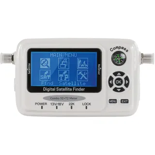 HD LINE SF-550 Digital Satelliten Finder — sat schüssel automatisches Satelliten Finder automatische sat anlage messgeräte deutsch satellitenschüssel sat Finder satellitenerkennung satelitten