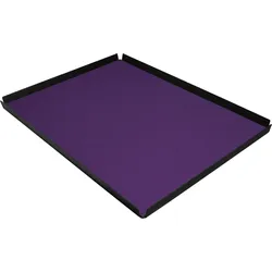 Stil Casa, set 6 Tabletts pro Hotelzimmer, Innenraum aus Polyurethan gepaart, 51,5x39,5 cm, Farbe violett.
