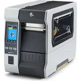 Zebra ZT610, 8 Punkte/mm (203dpi), Disp. (Farbe), RTC, ZPL, ZPLII, USB, RS232, BT, Ethernet (203 dpi), Etikettendrucker, Grau