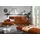 W.Schillig Eckcouch Leder 3-Sitzer Braun