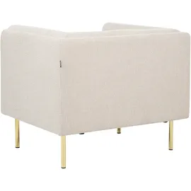 Beliani Sessel Moen Stoff 72 x 71 x 70 cm Beige