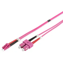 DIGITUS LWL Multimode Patchkabel, OM4, LC / SC