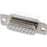econ connect Econ BU15PV D-SUB Buchsenleiste 180° Polzahl: 15 Lötpins