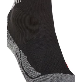Falke Unisex Socken 4 GRIP U SO Funktionsgarn Für maximalen Speed 1 Paar, Schwarz (Black 3019), 39-41
