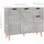 vidaXL Sideboard 90 x 72 x 30 cm Grau