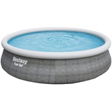 BESTWAY Fast SET 57372 Blau, Grau, Weiß Ø 107 cm