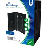 MediaRange DVD-Hülle für 5 Discs, 22mm, schwarz, 5 Stück (BOX35-5)