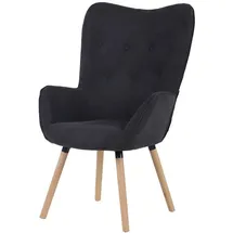 Svita Cleo Ohrensessel Relaxsessel Fernsehsessel Sessel Lesesessel Dunkelgrau