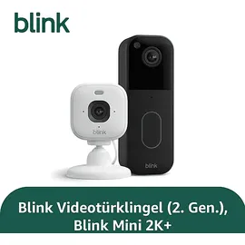 Blink Heimsicherheits-Starter-Set, Video-Türklingel + Überwachungskamera