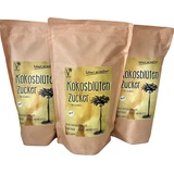 Bio Kokosblütenzucker - Feines Granulat - aus Java 3 x 1 Kilo 