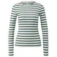 QS T-Shirt | türkis|creme - XXL