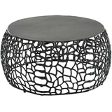 Wohnling Couchtisch WL6.695 Metall schwarz 66 x 30 x 66 cm