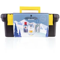 Accentra Geschenkset für Männer MEN'S COLLECTION WINTER EDITION in kleinem Werkzeugkoffer, inkl. Shampoo & Duschgel, Aftershave-Balsam, Seife mit Kordel, Wellness Pflegeset Weihnachten Herren