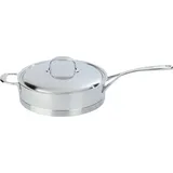 Demeyere Atlantis niedrige Sauteuse 24 cm mit Deckel