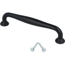 MS Beschläge Möbelgriff Schubladengriff schwarz matt Serie UZ70 Schrankgriff Türgriff Zamak 128mm