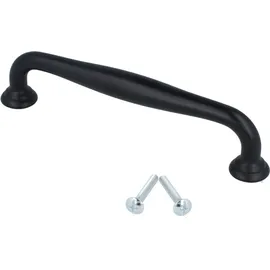 MS Beschläge Möbelgriff Schubladengriff schwarz matt Serie UZ70 Schrankgriff Türgriff Zamak 128mm