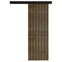 KIER FURNITURE Schiebetür Komplettset BELMO 70 - Innentüren Komplettset - Wohnzimmer Schiebetür - Modern Schiebetüren - Sliding Door - Tür Sonoma Eiche 76x205x1,6 cm