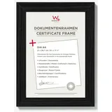 walther+ design HO130B Bilder Wechselrahmen Papierformat: DIN A4 Schwarz