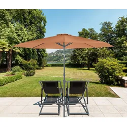 Leco Sonnenschirm* - 153x13,5x13,5cm - anthrazit - Aluminium / Stahl / Fiberglas