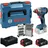 Bosch GDX 18V-285 inkl. 2 x 5,0 Ah + L-Boxx + 31-tlg. Bit-Set