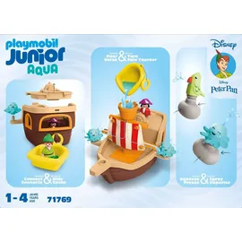 Playmobil Junior Peter Pans Piratenschiff mit Wasserspritzspaß 71769