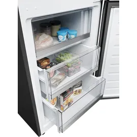 Haier 2D 60 Serie 3 HDW3618DNPD Kühl-Gefrierkombination (341 l, 1850 mm hoch, Dark Inox)