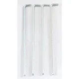 Biohort Bodenanker ca. 52,5 cm x Ø 1 cm grau 4 Stück