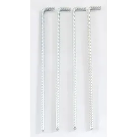 Biohort Bodenanker ca. 52,5 cm x Ø 1 cm grau 4 Stück