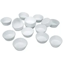 Städter Papierbackförmchen Mini weiß