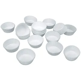 Städter Papierbackförmchen Mini weiß