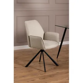 Actona Esszimmerstuhl Glenda Polyester beige 2er Set